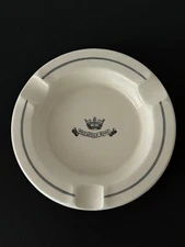 Vintage Piccadilly Hotel Ashtray~London England~Ironstone~Dunn Bennett Co.~MINT