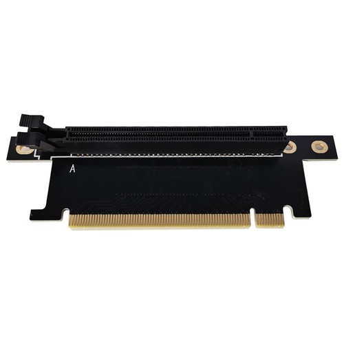 PCIe X16 Riser 90 Degree Right Angle PCI Express X16 Graphics Card Adapter - Photo 4/7