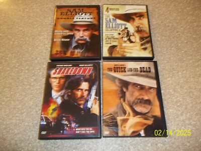 7 Sam Elliott Movies on DVD Shakedown Quick and the Dead Blue River Seduced