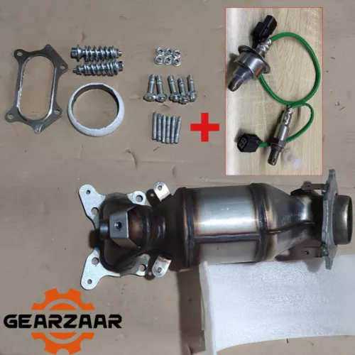 Catalytic Converter w/ O2 Sensor For 2008 2009 2010 2011 2012 Honda Accord 2.4L - Picture 2 of 13