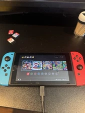 Nintendo Switch Bundle (3 Games) (extra Pair Of joycons) (multiple Grips)