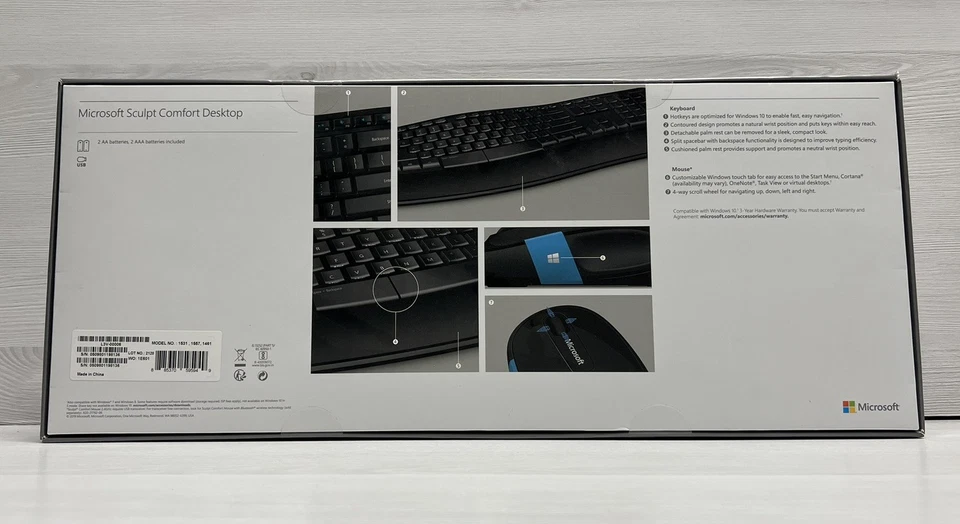 Microsoft Sculpt Comfort Desktop Keyboard & Mouse Set | Italian New - Image 3 of 4