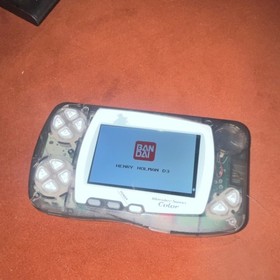 Bandai WonderSwan Color Console with Digimon & Battle Games Lot