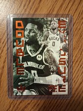2024-25 Panini Court Kings Double Exposure Amber 5/99 Damian Lillard #5 