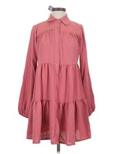 NWT Boohoo Women Pink Casual Dress 2