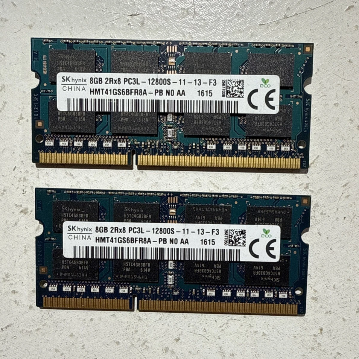 16GBセットSK hynix 8GB PC3-12800S Mac用メモリ SK hynix PC3-12800 (DDR3-1600) Computer Memory (RAM) for sale - eBay