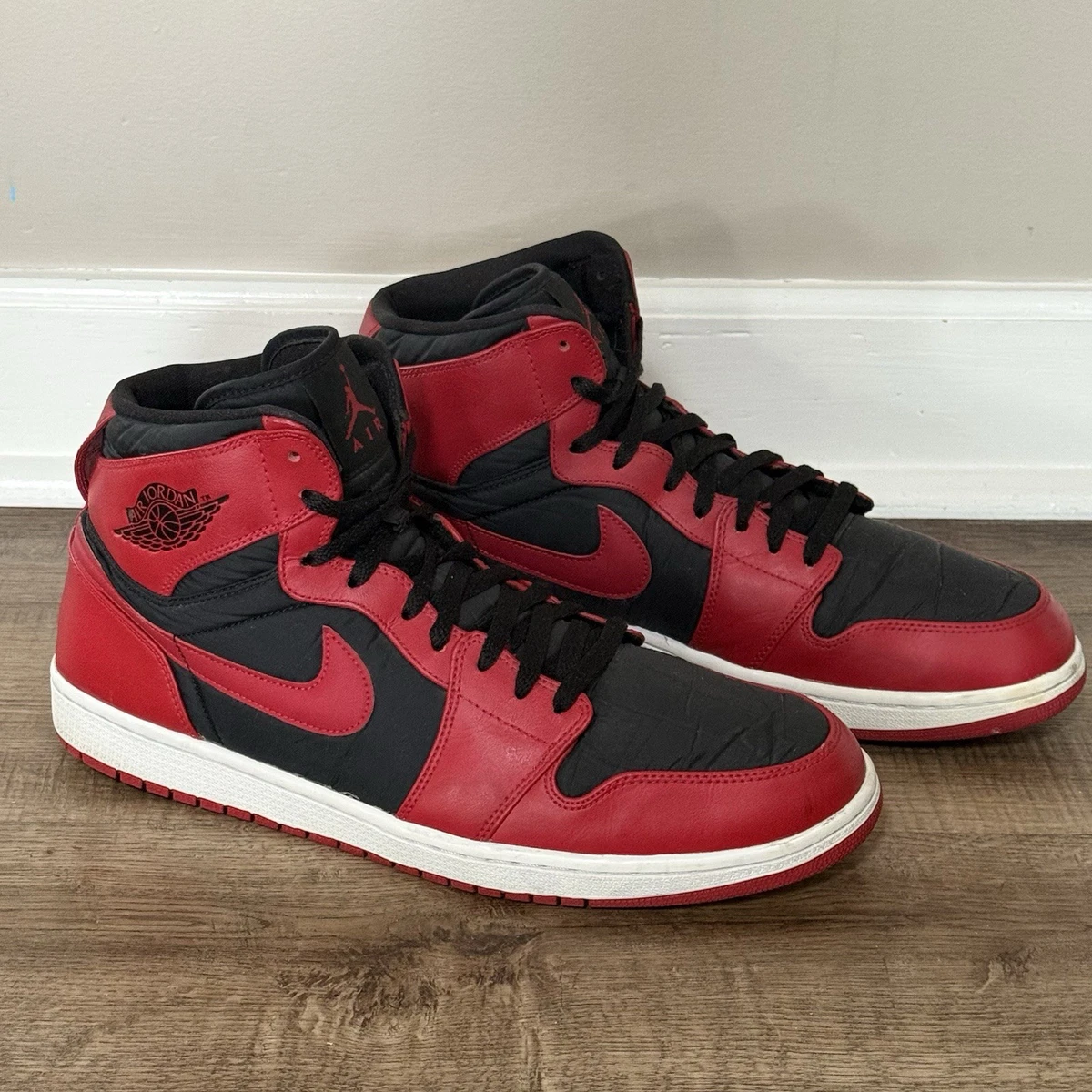 Jordan 1 Strap High Black Gym Red for Sale | Authenticity