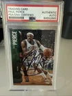 PAUL PIERCE Signed 2012 Panini Threads Legend Boston Celtics Auto PSA HOF