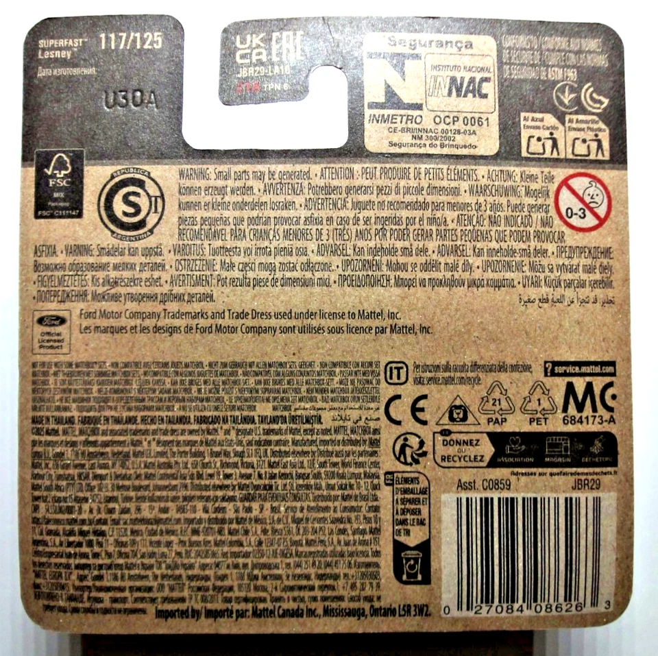 Matchbox - 2023 Ford E-Transit Custom - Grau - 117/125 - MBX City 2025 - JBR29 - Bild 2 von 2