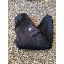 Nike Black Cargo Jogger Sweatpants Kids Size L