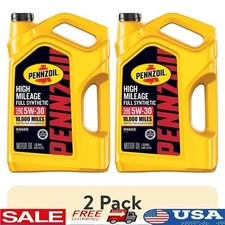 High Mileage Full Synthetic 5W-30 Motor Oil Seal Conditioning Engine Protection