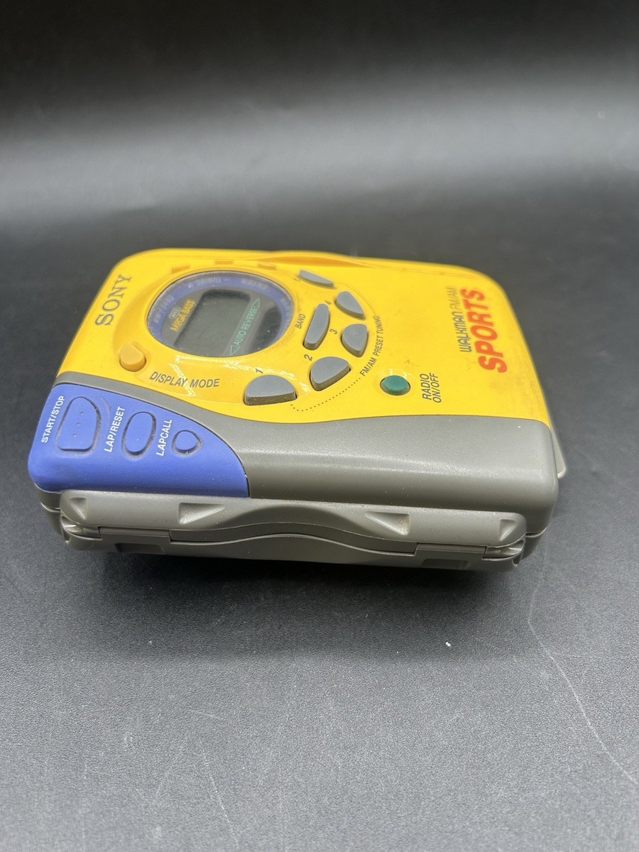 Sony Sports Walkman WM-FS493 AM/FM Radio Cassette with Clip