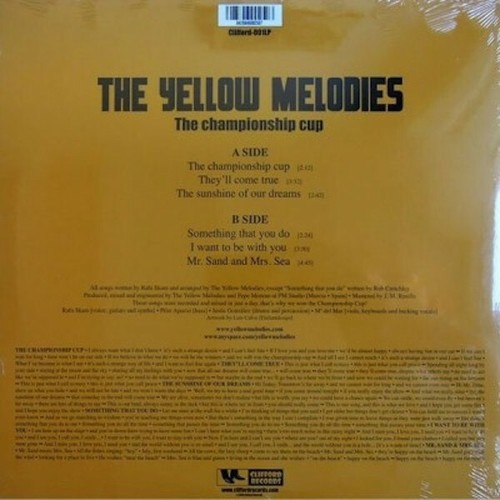 THE YELLOW MELODIES The Championship Cup (10") . power pop mod - Foto 2 di 2