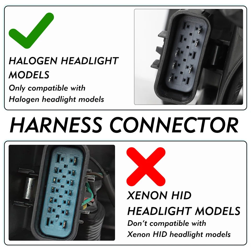 Faros proyectores halógenos cromados aptos para Cadillac SRX 2010-2016 con par de bombillas Foto 4 de 4