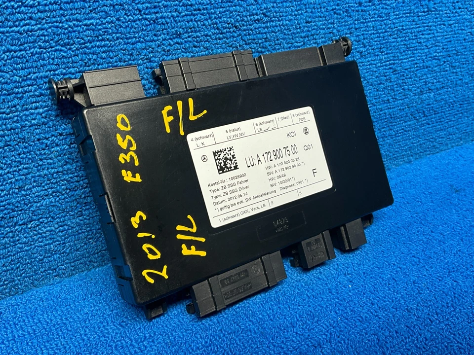 Mercedes-Benz E350 W212 2010-2016 módulo de control del asiento del conductor delantero izquierdo OEM Foto 2 de 4