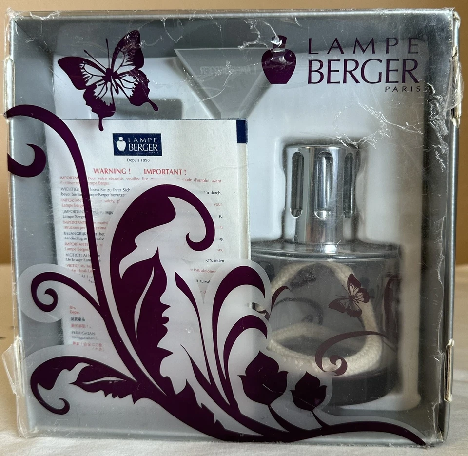Lampe Berger Authentic Catalytic Fragrance Lamp Purple Butterfly New No Oil - Image 3 of 4