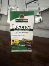 Nature's Answer, Licorice Root (Organic), vegitarian, 90 vcaps