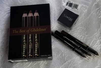 Xtreme Lashes GlideLine Eyeliner Gel Eye Pencil SET READ!! Travel sz Longlasting