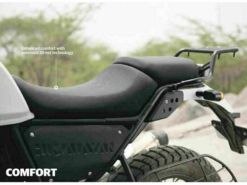 TOURING RIDER & PASSENGER SEAT Fit For ROYAL ENFIELD HIMALAYAN 411 & SCRAM 411 - Picture 3 of 10