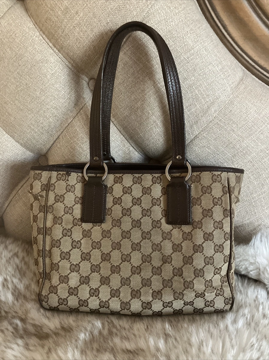 Vintage Gucci Monogram Tote Bag - Gucci