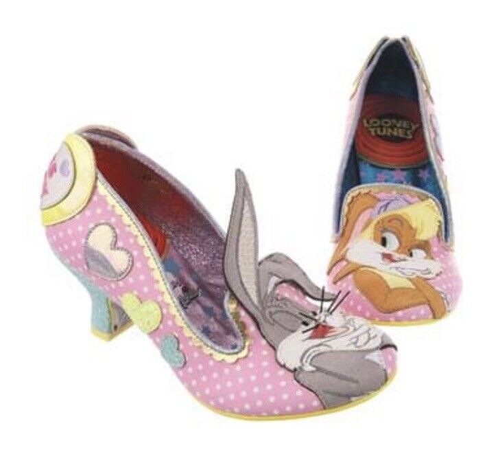 Irregular Choice x Looney Tunes Bunny Love Pink Heels Bugs Irregular Choice x Looney Tunes Bunny Love Pink Heels Bugs