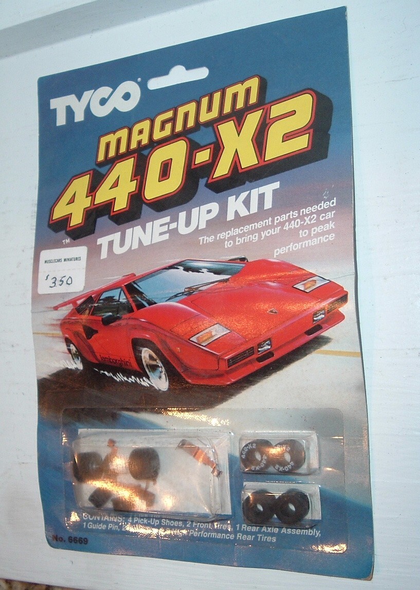 VINTAGE TYCO MAGNUM 440X2 SLOT CAR TUNE UP KIT, IN ORIGINAL UNUSED