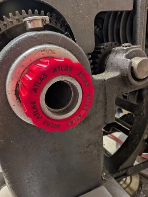 NEW Red/black Atlas Craftsman Lathe 1-1/2 x 8 TPI Spindle Thread Protector