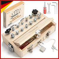 Montessori Spielzeug Motorikspielzeug Holzspielzeug Busy Board Ab 3 Jahre