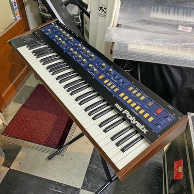 KORG Polysix Vintage Analog Polyphonic Synthesizer 6-Voice 61-Key 1981