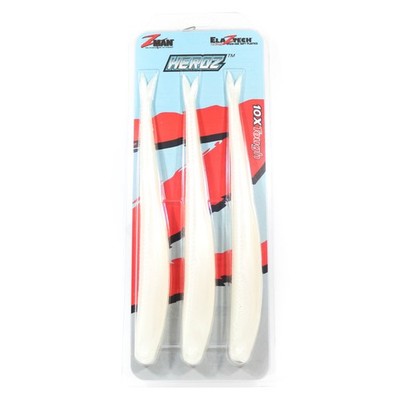 Zman Soft K�der HeroZ 10 Zoll 3/Pack Pearl (8163)