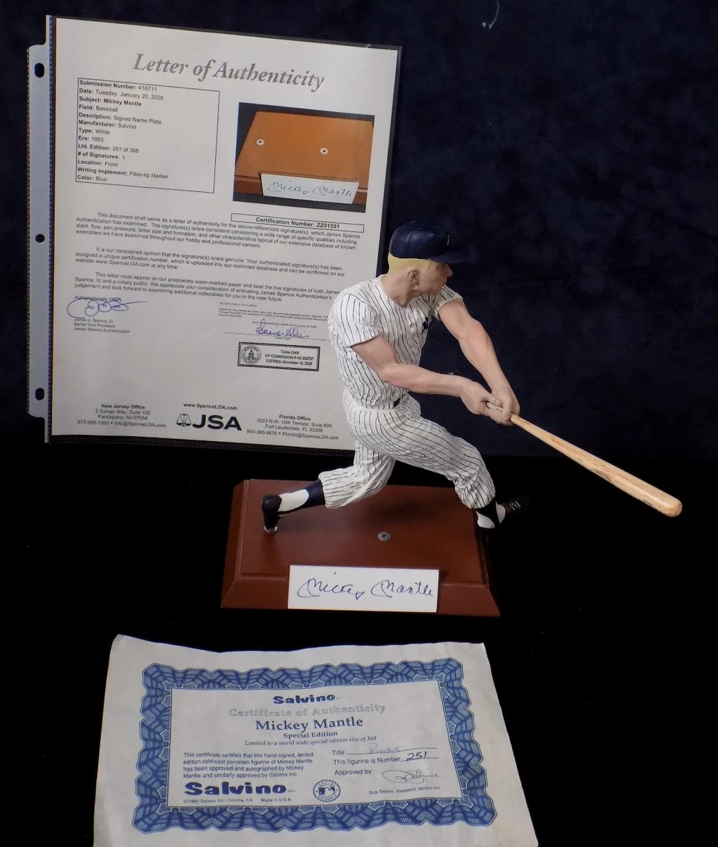 1987 Sports Impressions Yankee Tradition: Mantle & Mattingly LE