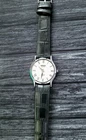 Rare Vintage Seíko Slim Roman Dial Slv Blk  Mens Round Watch