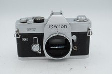 Canon FT QL 35mm Film SLR Camera Body, Chrome Body Only  For Parts and Repair 