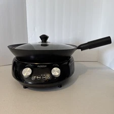 NuWave Precision Induction 4-Quart Electric Wok - Black