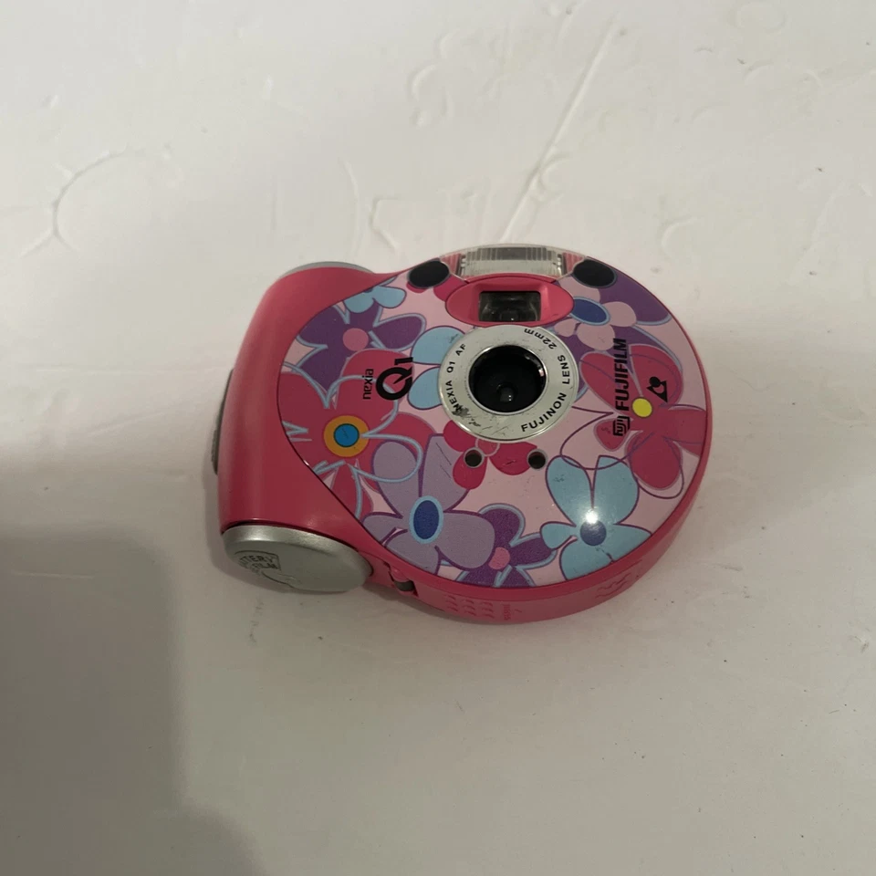 Cámara fotográfica vintage FUJI Fujifilm Nexia Q1 AF 22 mm rosa multicolor Foto 2 de 4