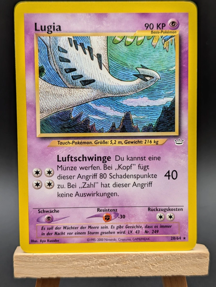 25+ Lugia Pokémon TCG Neo Revelation Individual Collectible Card