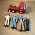 Vintage Tonka Cabover Semi Truck Mini 6-Wheel Diecast Red – 1970s + Figures