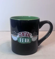 Friends The TV Series  "Central Perk" Black & Green 14 oz Coffe Mug