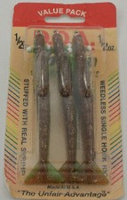 DOA FSH4-3P-386 Shrimp Lure 4" Color 386 Carbonat RootBeer Green 1/2 oz 3CT