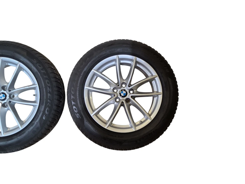 Original BMW X3 X4 Winter Felgen 225 60 18 Pirelli RDK Winterräder Runflat - Bild 2 von 4