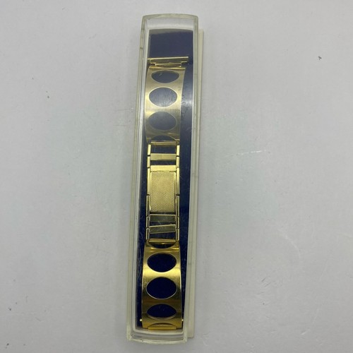 Bracciale orologio oro laminato MS 17 - nuovo con difetti - ancora nella confezione originale - Foto 16 di 20
