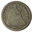 1849 Seated Liberty Half Dime – Early U.S. Silver Coin – Philadelphia Issue #988