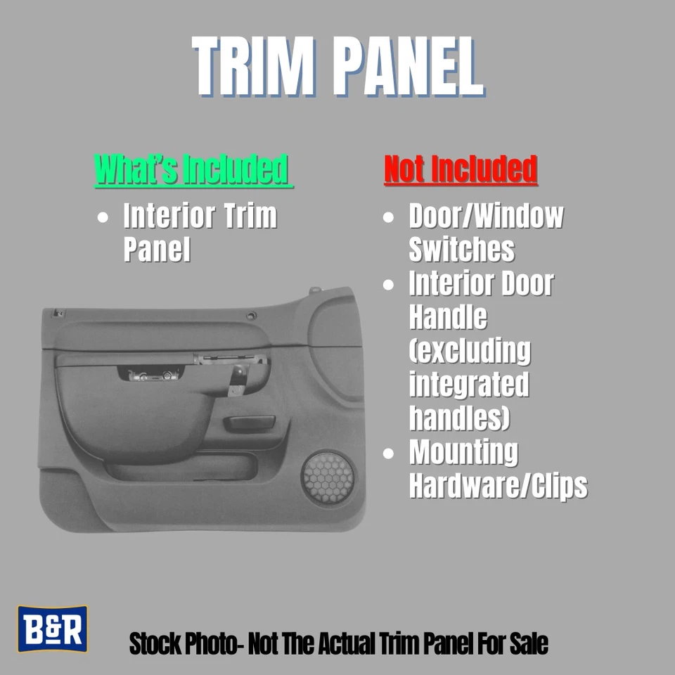 XTERRA    2013 Front Door Trim Panel 29368569 - Image 2 of 4