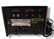 vintage SANSUI BA-60 Solid State Compact Stereo Basic Amplifier Tested Working