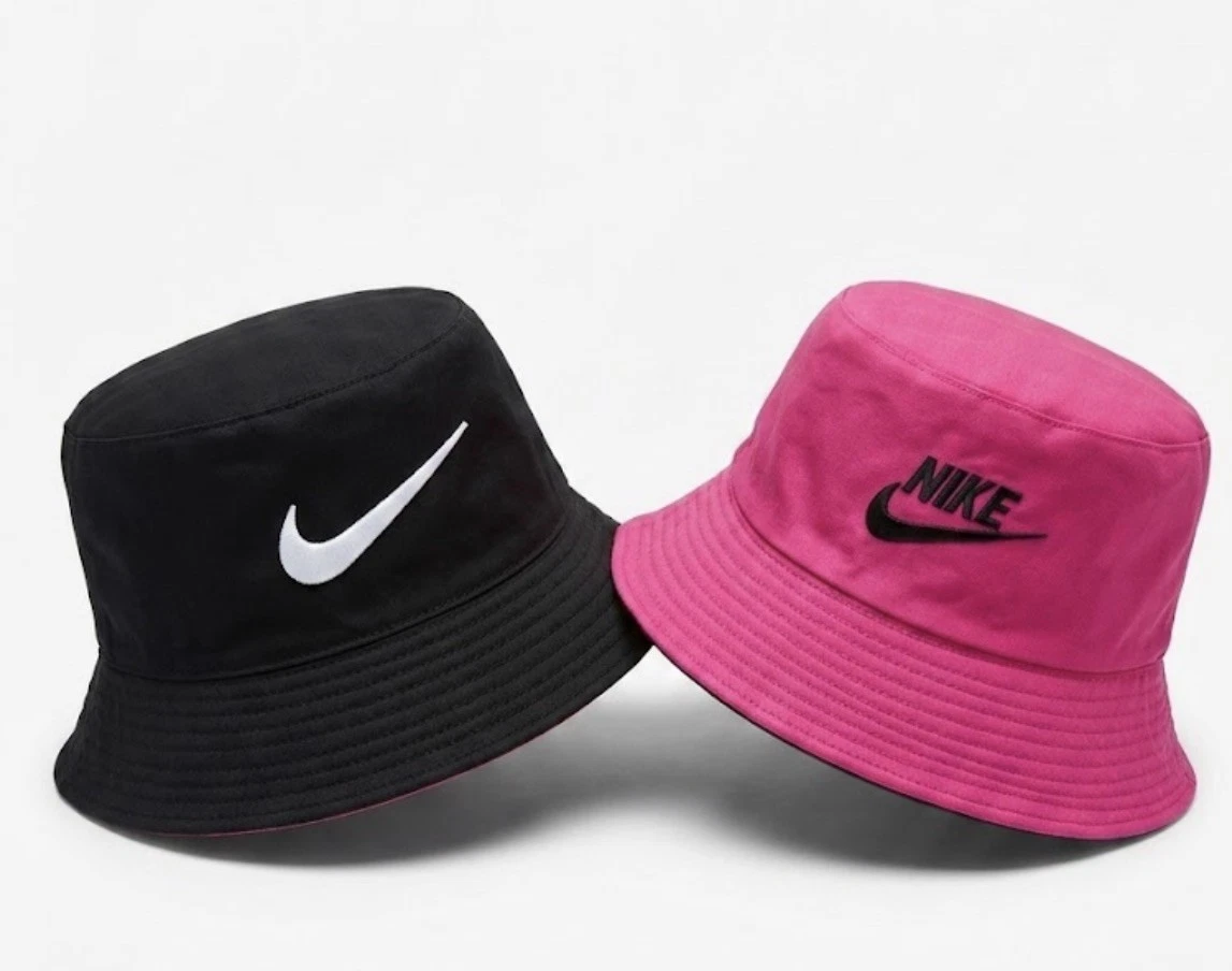 Nike Bucket Hat pink,Black reversible Men's,Women’s Casual Sports Accessory
Opens in a new window or
