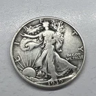 1939 WALKING LIBERTY US SILVER HALF DOLLAR  Actual COIN $32.50 Total Invest Now