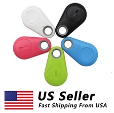 Mini Bluetooth Anti-Lost Tracker – GPS Locator Alarm for Keys, Pets, Kids, Bags