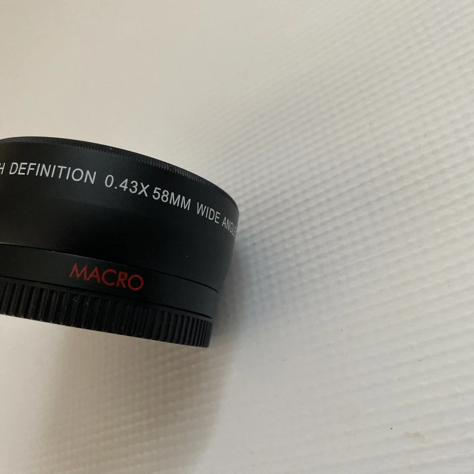 Digital Concepts 0.43x58mm High-Definition Wide Angle Lens Japan Optics Macro - Image 2 of 4