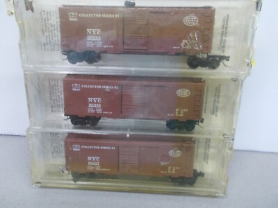 MICRO TRAINS ~ NEW YORK CENTRAL SYSTEM 3-PACK~COLLECTOR INTEREST SER.# 2~N SCALE