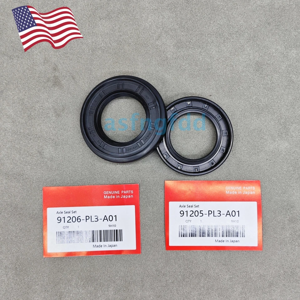 NUEVO juego de sellos de eje para Honda Civic 1995-2000 91206-PL3-A01 y 91205-PL3-A01 Foto 4 de 4